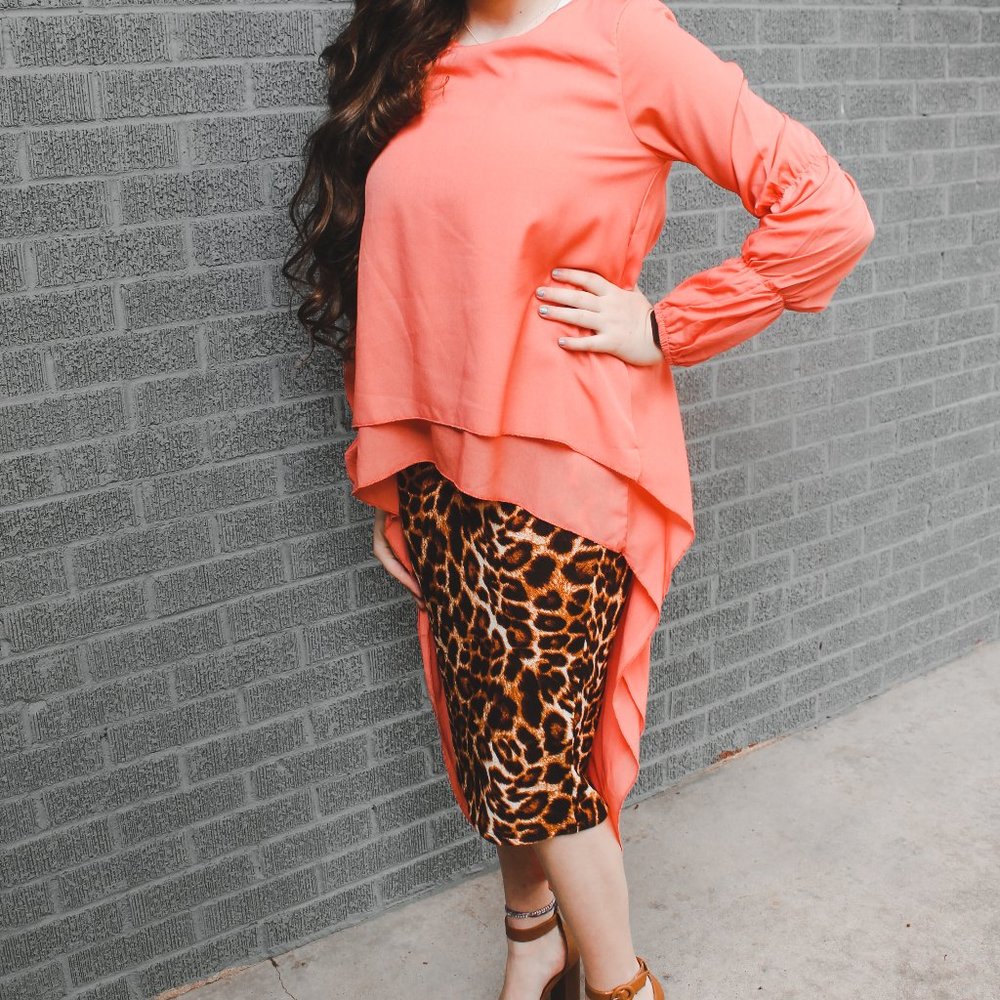 Cheetah Pencil Skirt